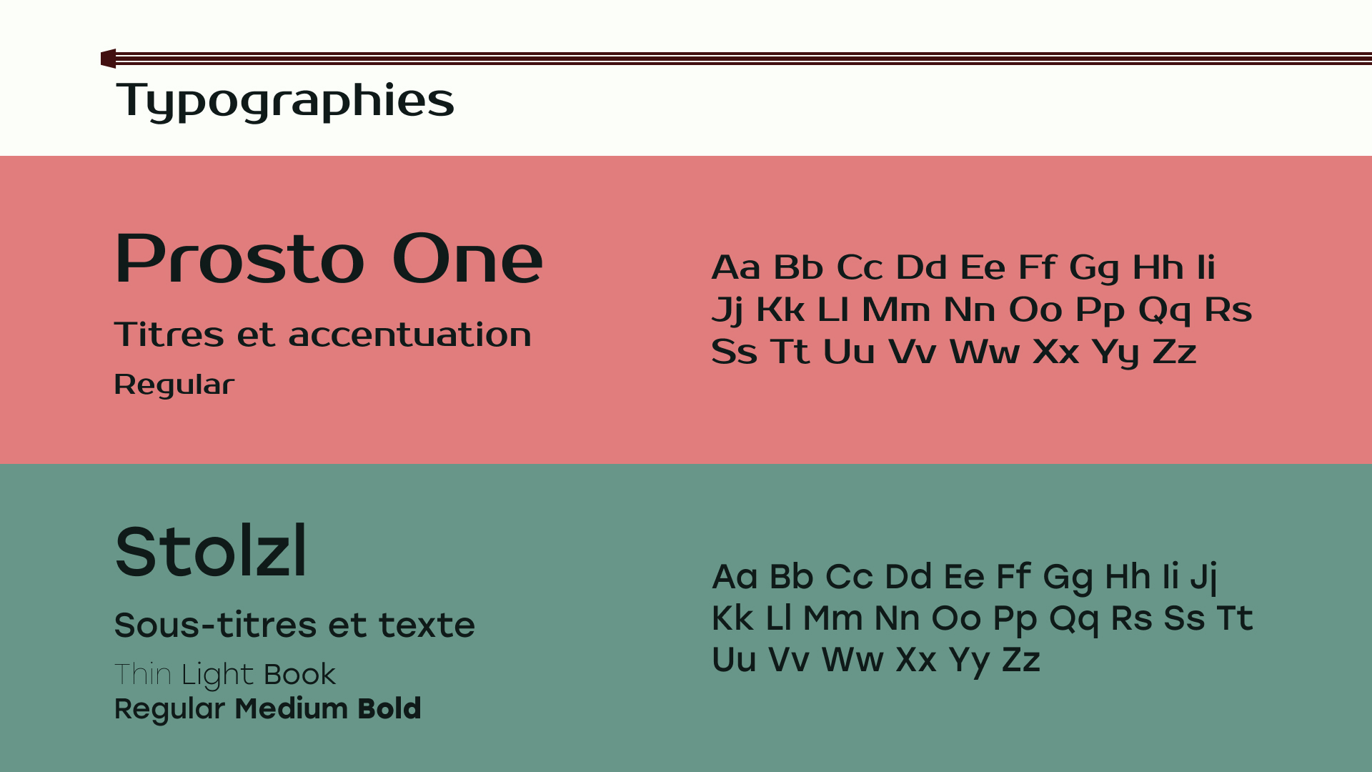 17 Typographies